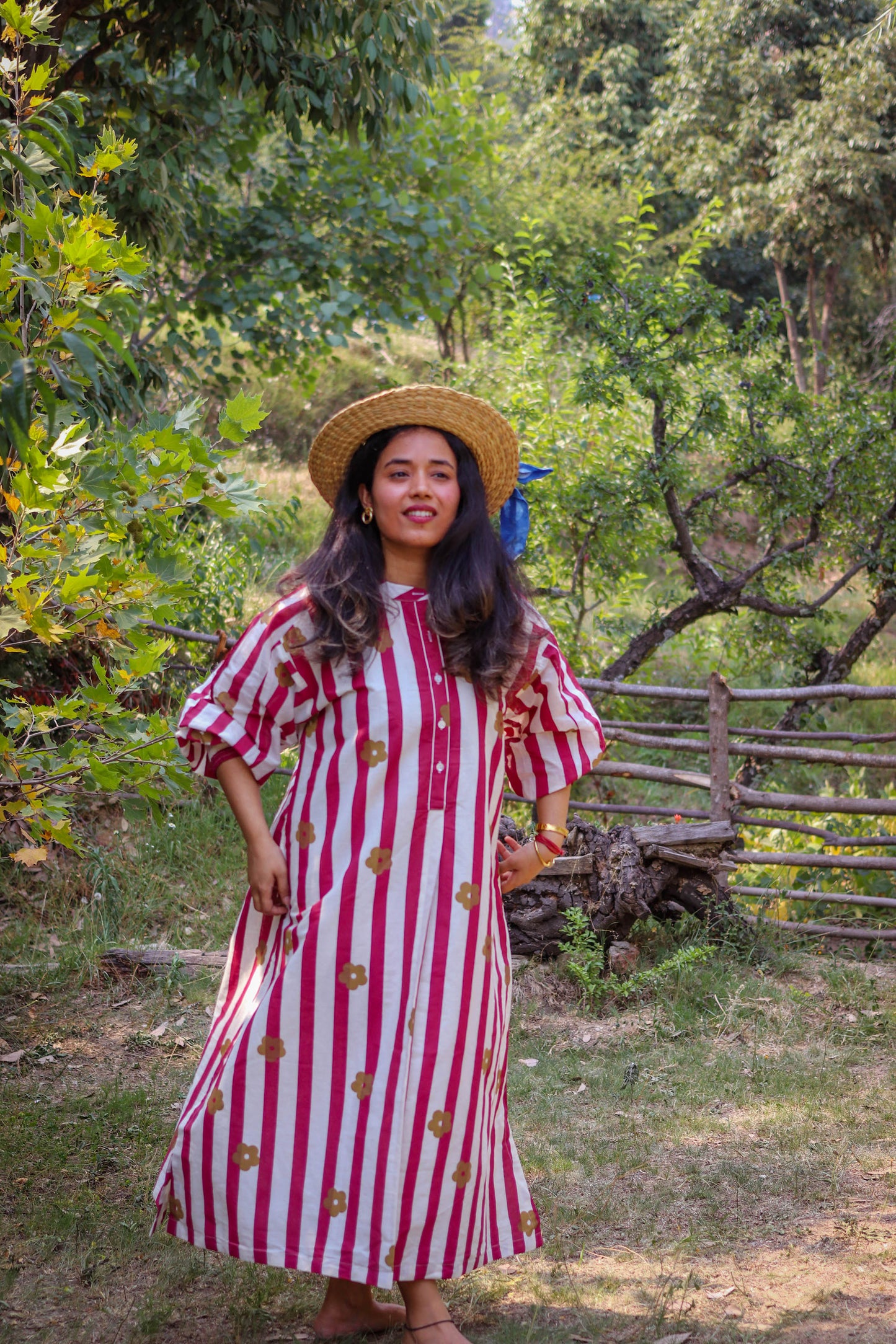 Scarlet Red Bohemian Dress