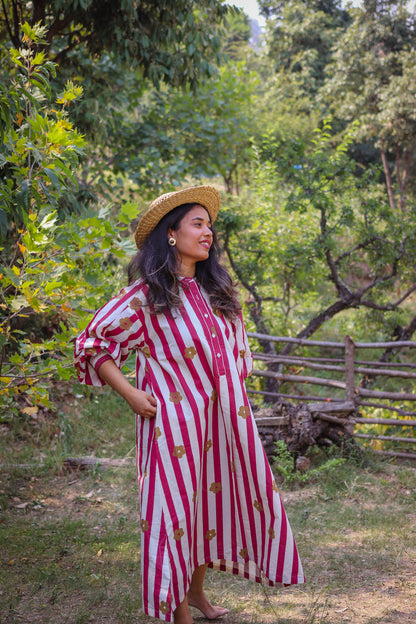 Scarlet Red Bohemian Dress