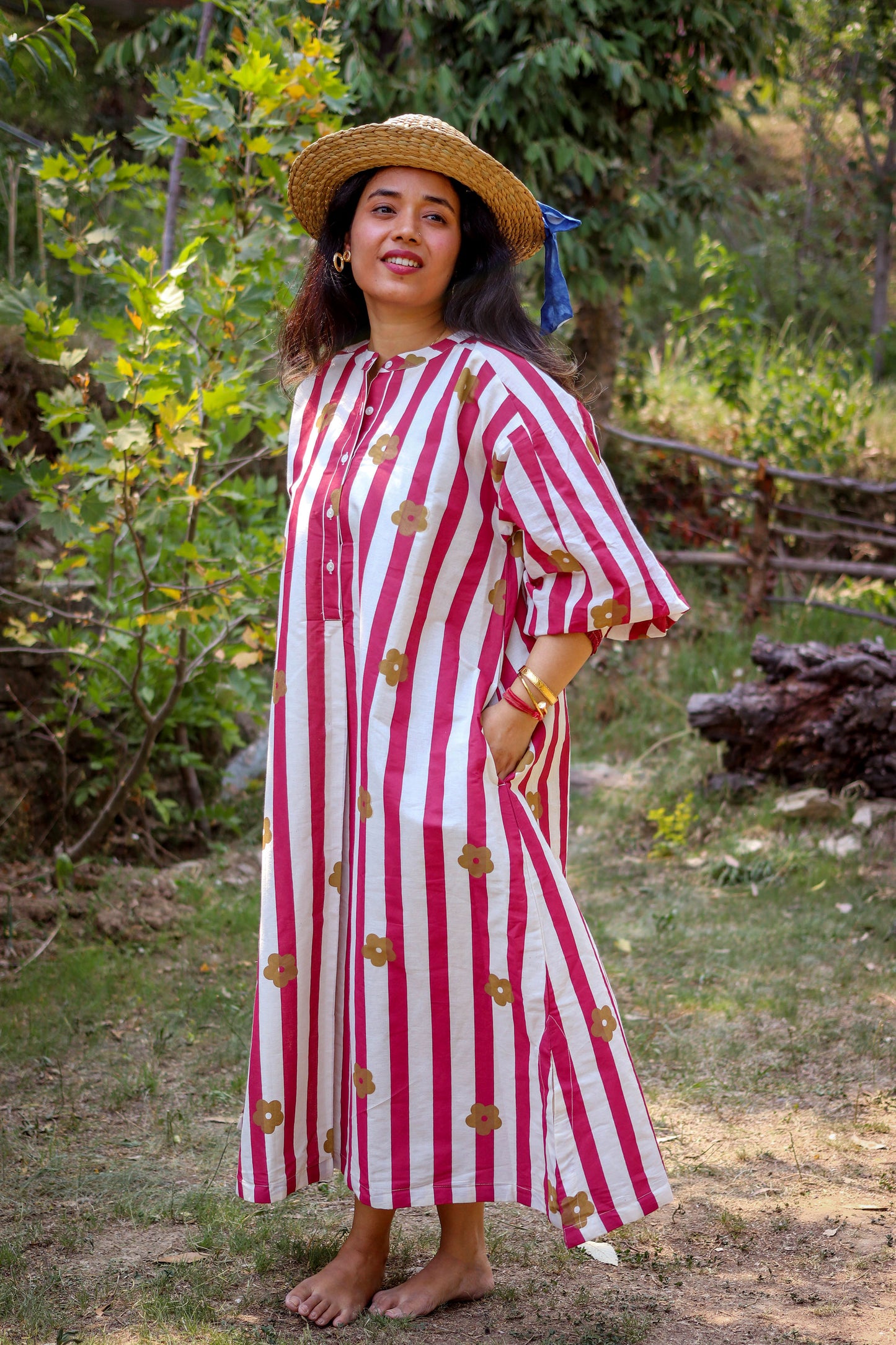 Scarlet Red Bohemian Dress