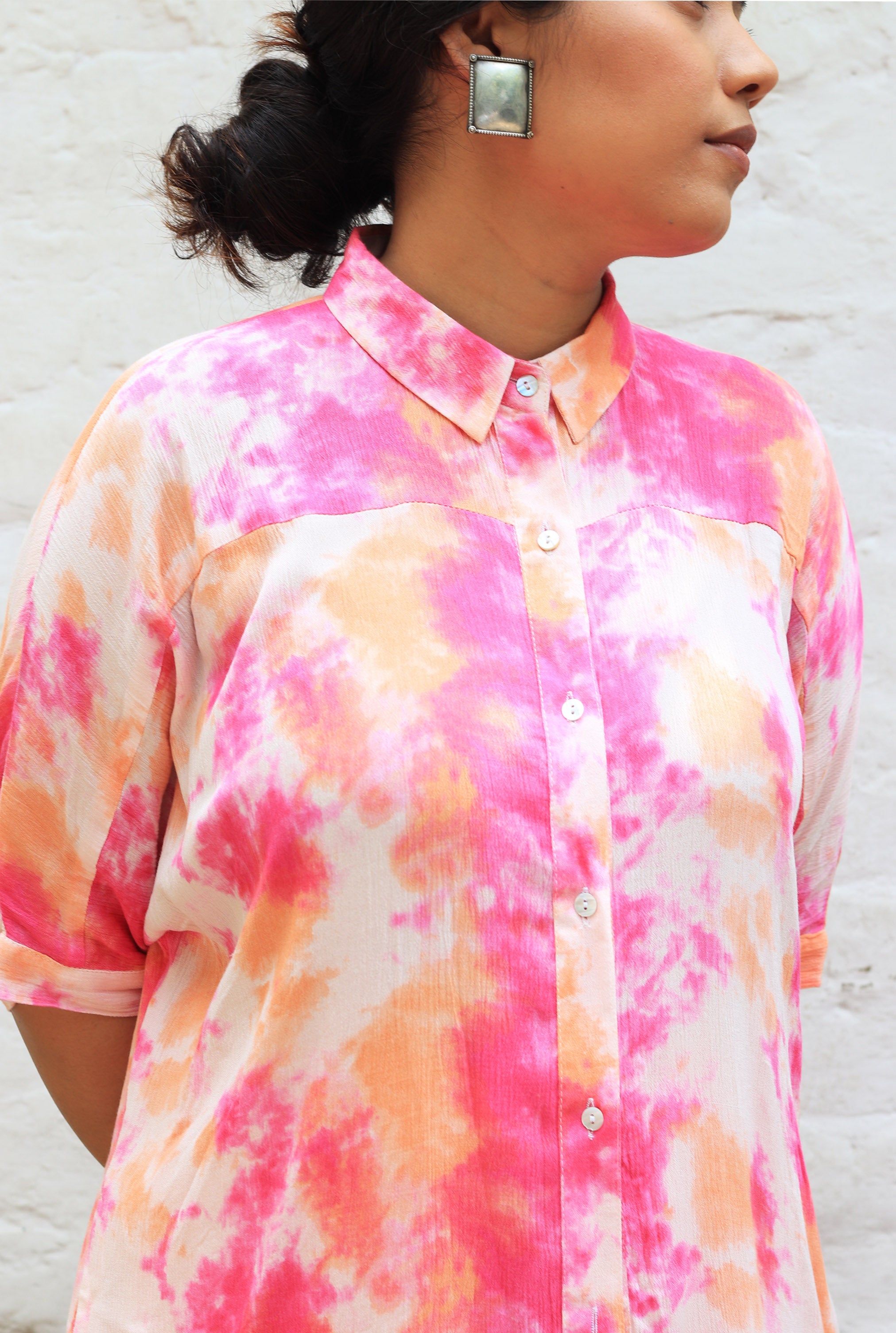 Tropical Azalea Kaftan Set