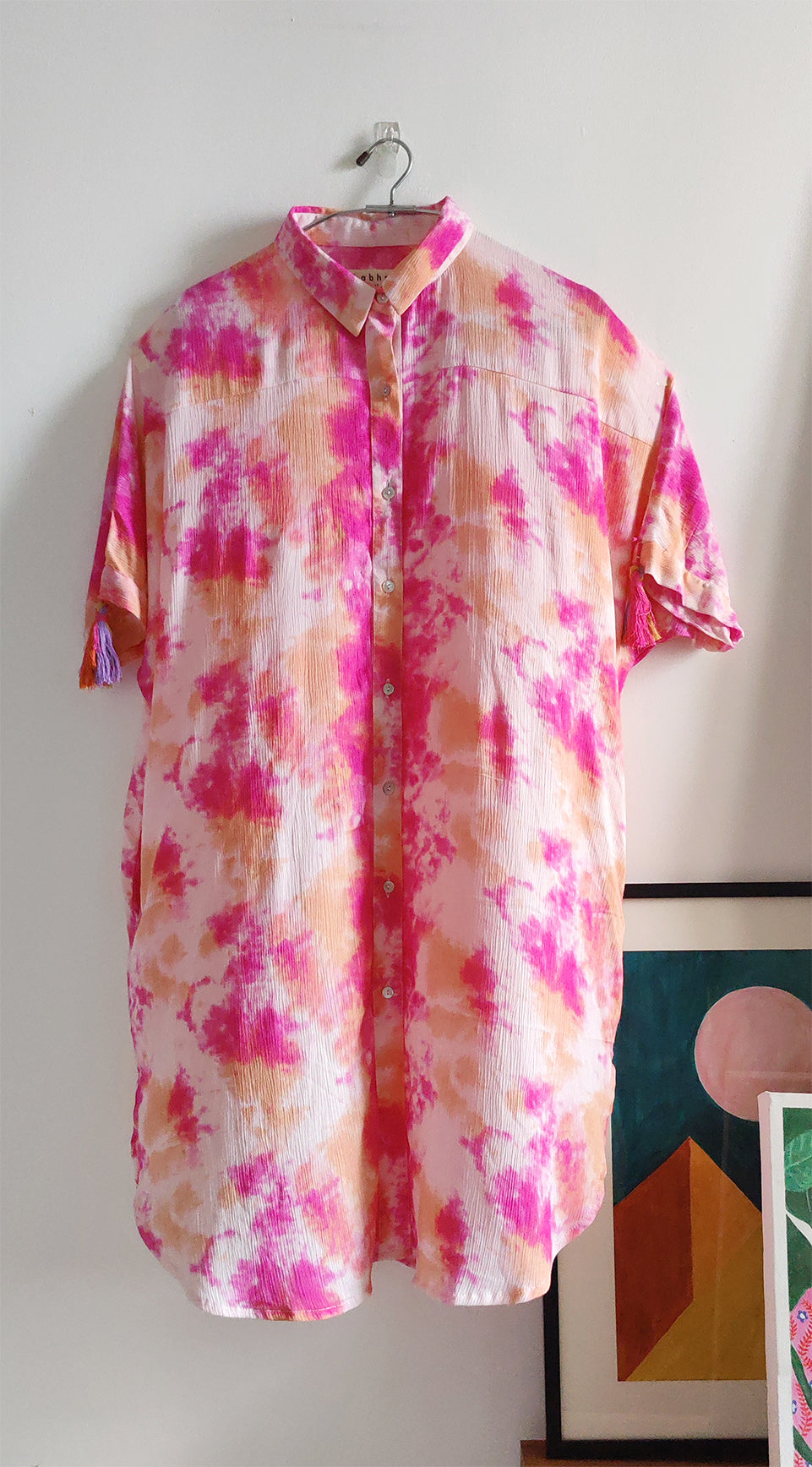 Tropical Azalea Kaftan Set
