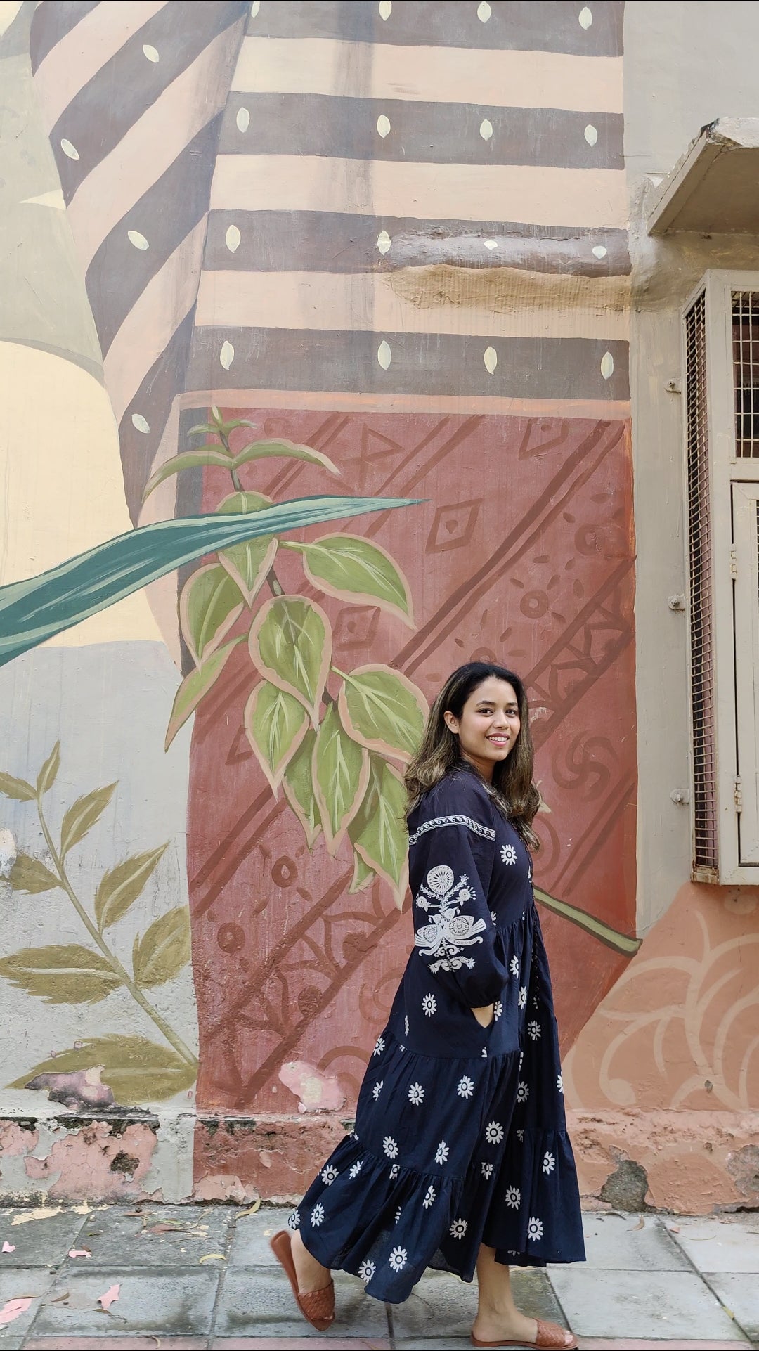 Bohemian Noir Maxi Dress